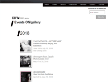 Tablet Screenshot of on-gallery.com